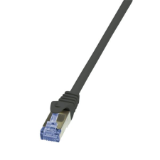 LogiLink PrimeLine, Cat.7, S/FTP patch kábel fekete 1m (CQ4033S) (CQ4033S) kábel és adapter