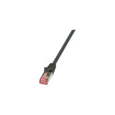LogiLink PrimeLine - patch cable - 2 m - black kábel és adapter