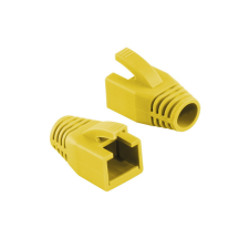 LogiLink RJ45 feszültségmentesítő védőburkolat, 8 mm, sárga, 50 db egyéb hálózati eszköz
