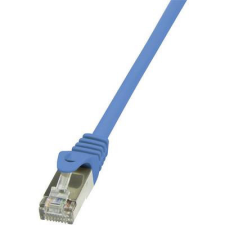 LogiLink RJ45 Hálózati csatlakozókábel, CAT 5e F/UTP [1x RJ45 dugó - 1x RJ45 dugó] 5 m, kék LogiLink kábel és adapter