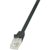 LogiLink RJ45 Hálózati csatlakozókábel, CAT 5e U/UTP [1x RJ45 dugó - 1x RJ45 dugó] 5 m, fekete LogiLink (CP1073U)