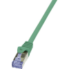 LogiLink RJ45 Hálózati csatlakozókábel, CAT 6A S/FTP [1x RJ45 dugó - 1x RJ45 dugó] 5 m, zöld LogiLink (CQ3075S)