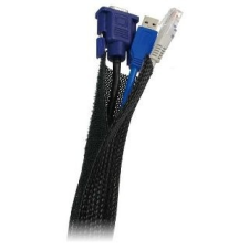 LogiLink - rugalmas kábelrendező, fekete (KAB0006) kábel és adapter