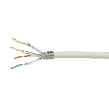 LogiLink S/FTP CAT6 Installációs kábel 305m - Fehér kábel és adapter