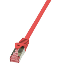 LogiLink S/FTP patch kábel CAT6 0.5m piros  (CQ2024S) (CQ2024S) kábel és adapter