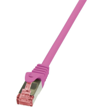 LogiLink S/FTP PIMF patch kábel CAT6 0.5m pink  (CQ2029S) (CQ2029S) kábel és adapter