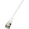LogiLink SlimLine RJ45 CAT6A U/FTP -> RJ45 CAT6A U/FTP M/M adatkábel 0.5m fehér (CQ9021S)