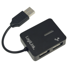 LogiLink Smile USB 2.0 hub 4-port Black hub és switch