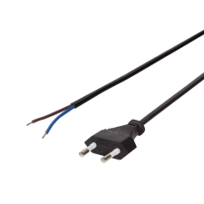 LogiLink Tápkábel, CEE 7/16 nyitott vég, fekete, 1,5 m kábel és adapter