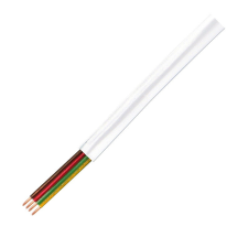 LogiLink Telefon kábel, lapos, 4 eres, CCA, 6x 0,12 mm, 100 m kábel és adapter