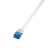 LogiLink - U/UTP Cat6 SlimLine lapos patch kábel 20m - CF2111U