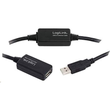 LogiLink UA0145 USB 2.0 hosszabbító kábel fekete 15m (UA0145) kábel és adapter