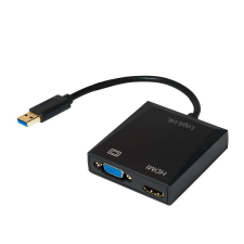 LogiLink UA0234 USB 3.0 - VGA / HDMI adapter kábel és adapter