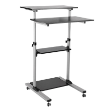 LogiLink Ülő-álló munkaállomás, állítható magasságú, mobil, max. 60 kg íróasztal
