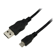 LogiLink USB2.0 A - MicroUSB-B kábel 3m kábel és adapter