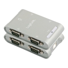 LogiLink USB2.0 --&gt; 4 portos soros adapter (AU0032) kábel és adapter