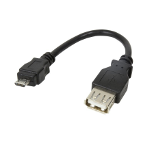LogiLink USB2.0 micro B male to USB2.0-A female kábel és adapter