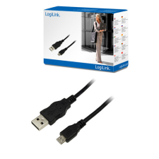  LogiLink USB 2.0 A apa -&gt; USB Micro apa kábel 1,8 m kábel és adapter