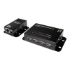 LogiLink USB 2.0 Cat. 5 Extender with 4-Port Hub, Receiver and Transmitter - USB extender - USB 2.0 (UA0252) - USB Elosztó