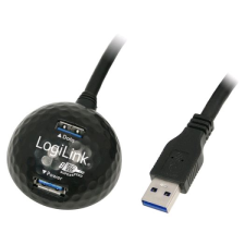 LogiLink USB 3.0 hosszabbító kábel dokkolóval (CU0035) (CU0035) kábel és adapter