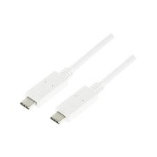 LogiLink USB 3.1 Anschlusskabel USB-C Gen2, 0,5 m weiß (CU0130) kábel és adapter