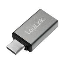 LogiLink USB 3.2 Gen 1 Type-C adapter, C/M-USB-A/F, ezüst kábel és adapter