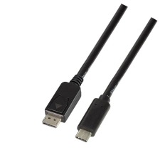 LogiLink USB 3.2 Gen 1x1 USB-C  M és Display-port 1.2 1,8m (UA0335) (UA0335) kábel és adapter