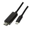LogiLink USB 3.2 Gen 1x1 USB-C M és HDMI 2.0 kábel, 3m