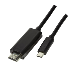  Logilink USB 3.2 Gen 1x1 USB-C M és HDMI 2.0 kábel, 3m kábel és adapter