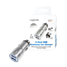 LogiLink USB autós töltő (PA0228) (PA0228) mobiltelefon kellék