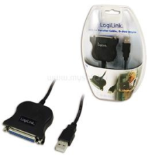 LogiLink USB-ből párhuzamos kábel (parallel), D-SUB, 25pin (LOGILINK_UA0054A) kábel és adapter