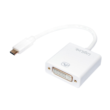 LogiLink USB-C 3.1 to DVI-I (Dual Link) Adapter kábel és adapter