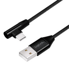 LogiLink USB-C - USB-A kábel 1m fekete (CU0138) (CU0138) kábel és adapter