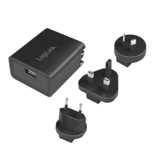 LogiLink USB csatlakozós utazó adapter 10.5W (PA0187) mobiltelefon kellék