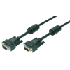 LogiLink VGA Cable, 2x male, black, 1,8m