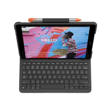 Logitech Billentyűzet - Slim Folio Ipad (7, 8 gen.) Grafitszürke, UK (920-009480) - Billentyűzet tablet kellék