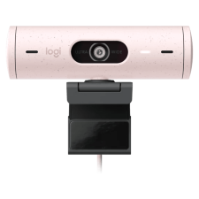 Logitech Brio 500 webkamera, FullHD 1080p, rózsaszín (960-001421) webkamera