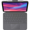 Logitech Combo Touch Apple iPad 10.9" Billentyűzetes Tok - Oxfordi Szürke (Német)