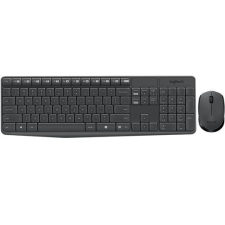 Logitech Egér- és billentyűzet készlet, vezeték nélküli, USB, HUN, LOGITECH "MK235" billentyűzet
