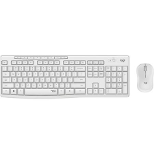 Logitech Egér- és billentyűzet készlet, vezeték nélküli, USB, LOGITECH, &quot;MK295&quot;, piszkosfehér billentyűzet