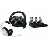 Logitech G920 Driving Force kormány - Fekete + Astro A10 gaming headset - Fehér (Xbox Series X|S / Xbox One / PC)
