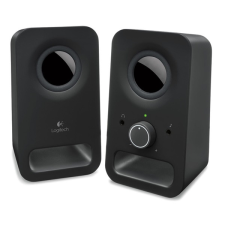 Logitech Hangszóró, 2.0, 3w (rms), logitech &quot;z150&quot;, fekete aktív hangfal