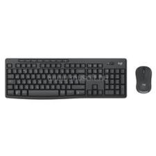 Logitech MK370 vezeték nélküli billentyűzet + egér (magyar, grafitszürke) (920-012079) billentyűzet