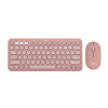Logitech Pebble 2 Combo US INTL Bluetooth-billentyűzet + egér rose (920-012241) (920-012241)