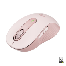 Logitech signature m650 közepes vezeték nélküli egér rózsaszín (910-006254) egér