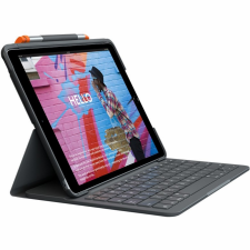 Logitech Slim Folio Bluetooth Billentyűzet iPad 7./8. Generation Gray (920-009474) - Billentyűzet tablet kellék