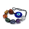 Lógó Chakra Kő Medál - Gonosz Szem