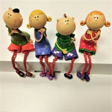  Logólábú, kerámia manó - 2 lány + 2 fiú kreatív és készségfejlesztő