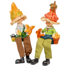  Lógólábú őszi sapis gyerek poly M12cm dekorációs kellék