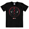 Logoshirt Marvel Deadpool és Wolverine: Ripped Logo - férfi póló, M